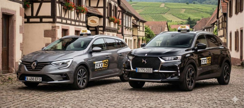 Véhicule spacieux en Alsace pour transferts groupe avec valises nombreuses